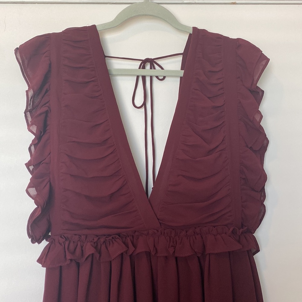 Storia Ruffle Mini Dress - Picture 3 of 9